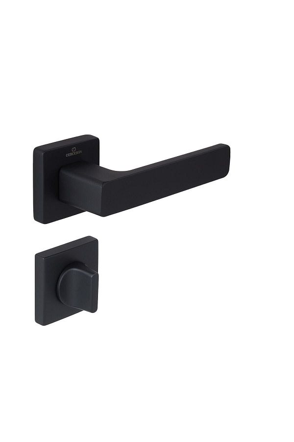 Cebi-Çebi Zamak Square Rosette Polymer Project Door Handle Wc - Flat Mp54 1
