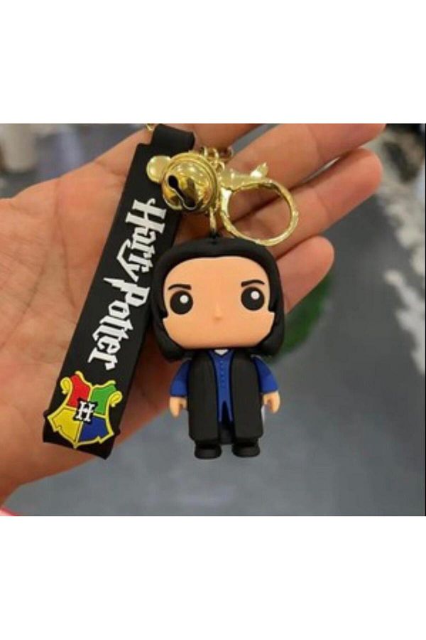 Millania-Harry Potter Severus Snape 3D Silicone Keychain and Bag Set 1
