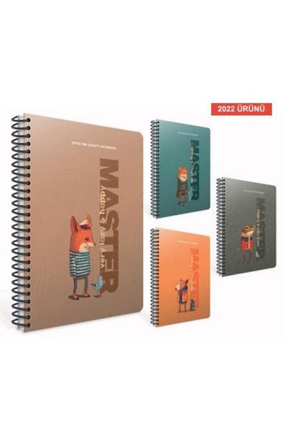 Gıpta-Notebook Hard Cover 17x24 Lazy Master 120 Yp.squared 5758 / Gıpta 1