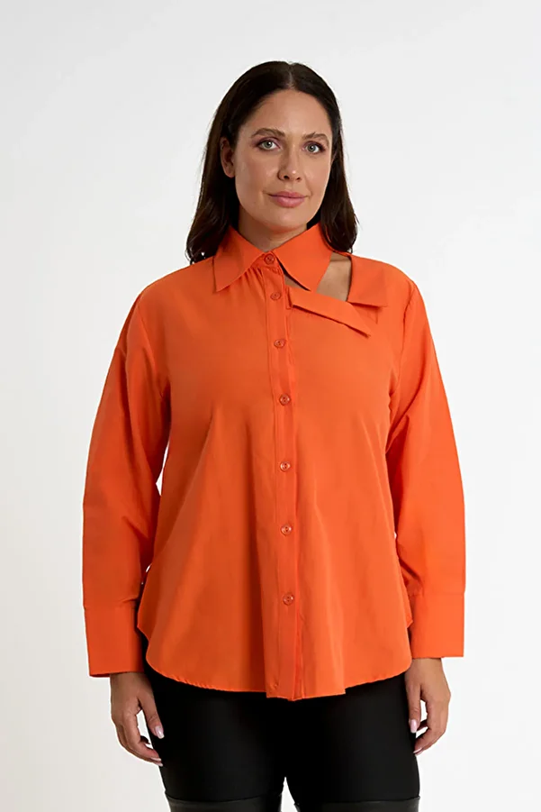 HANIQA-Double Collared Shirt Design 1