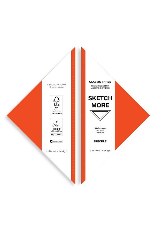 Poli Art Design-Triangle Sketchbook For Marker And Graphics Triangle Sketchbook 1