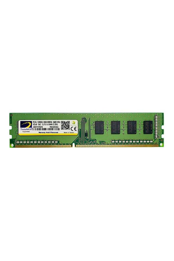TwinMOS-ذاكرة 8 جيجابايت DDR3 1600 TWINMOS - 1.35 DT MDD3L8GB1600D DDR3 1