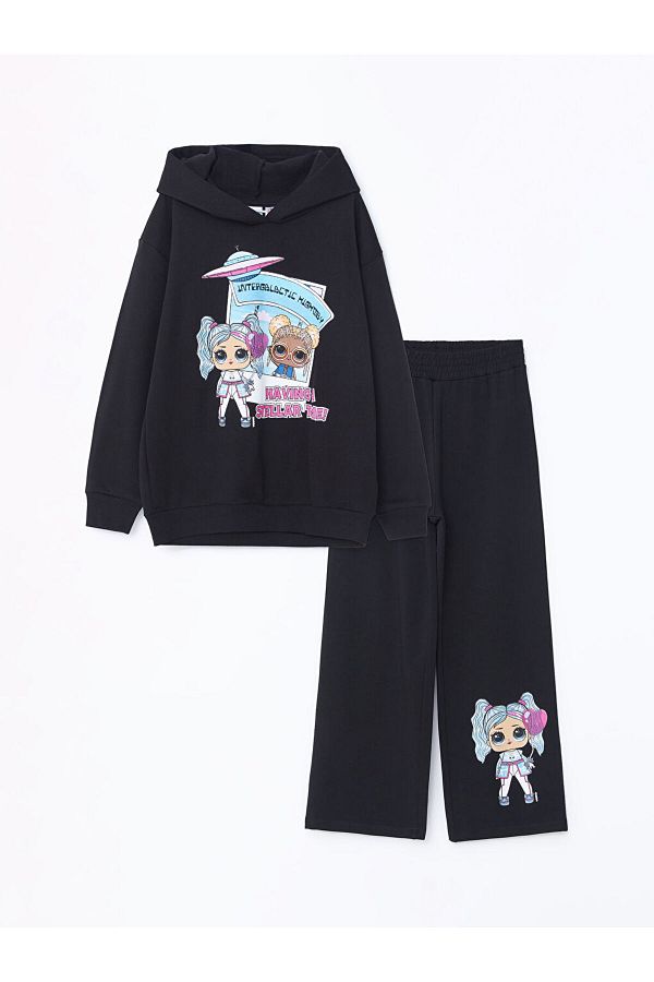 LC Waikiki-LOL Surprise OMG Licensed – Sweatshirt- und Jogginghose-Set für Mädchen mit Rundhalsausschnitt 1