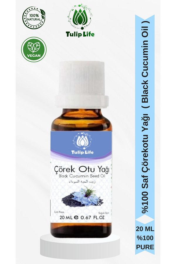 Tuliplife-Pure and Natural 100% Black Cumin Oil - Black Cucumin Oil 20 ml 1