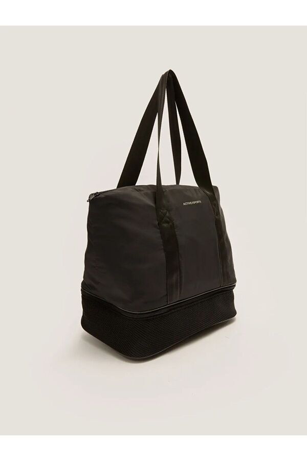 LC Waikiki Text Printed Std Parachute Fabric Women's Sports Bag