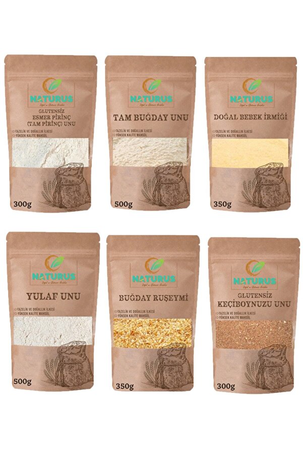 NATURUS Doğal Bebek Ek Gıda Seti Fırsat Paketi