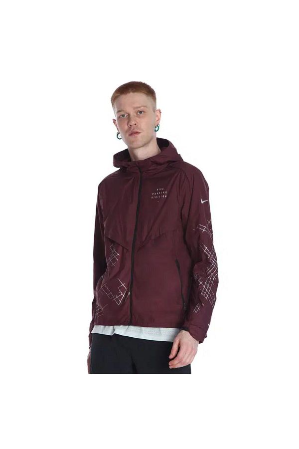 Nike Men s Claret Red Storm Fit Run Division Flash Jacket Trendyol