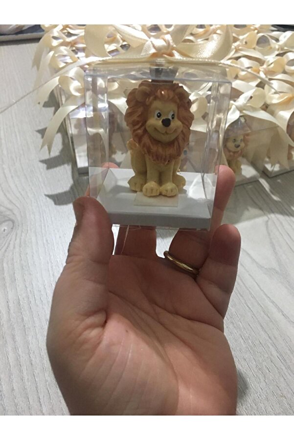 Opulent Accessories Aslan mum15adet,doğum günü hediyesi,bebek mevludu,sünnet hatırası,babyshower,yenidoğan hediyelik mum