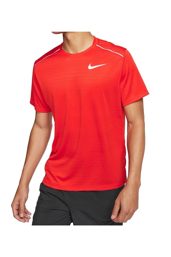 Nike Mens Breathe M ler Running Top Men s Tshirt Red Trendyol