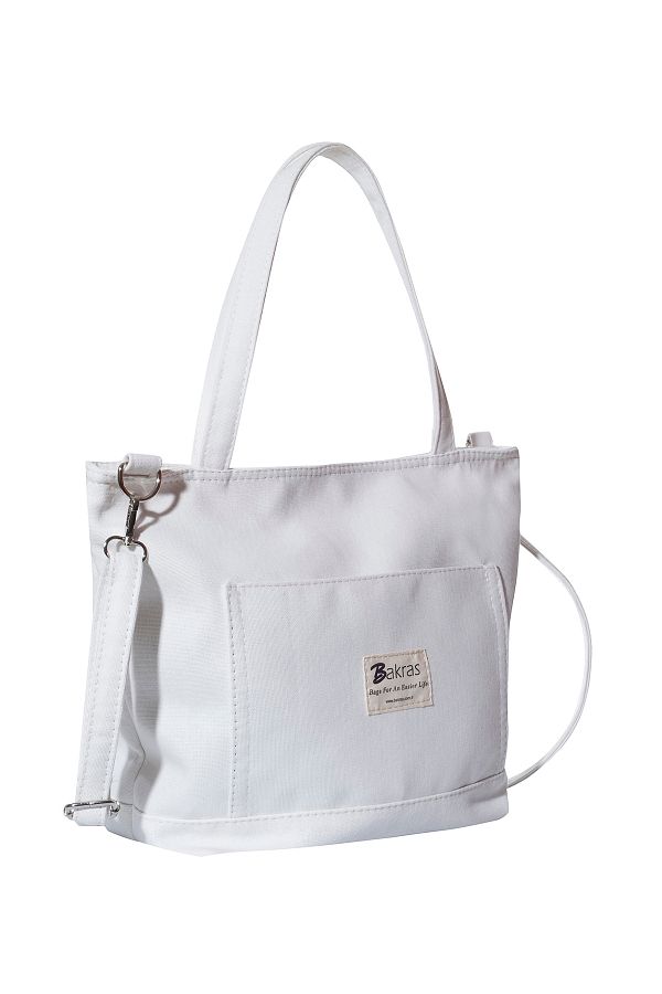 Tote with zipper closure outlet