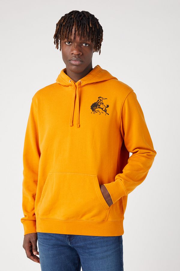 WRANGLER-Hanorac LOGO Golden Oak 1