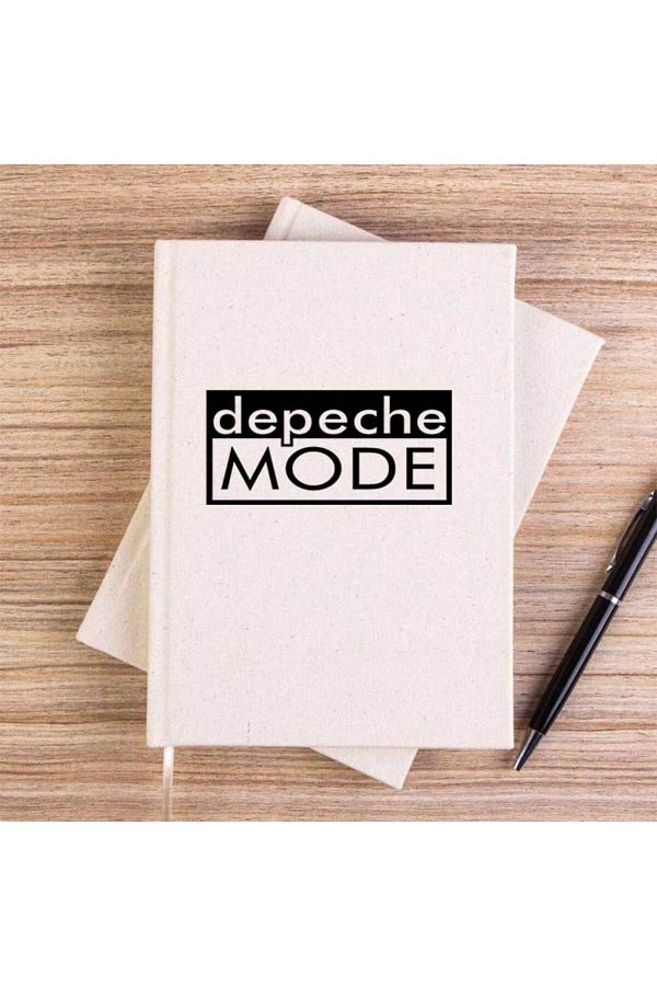 Z zepplin-دفتر ملاحظات قماشي غير مبطن بنص Depeche Mode 1