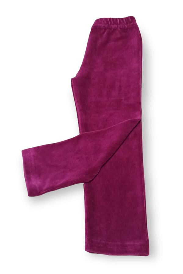 AKL-Girl's Winter Corduroy Leggings Full Lycra 1