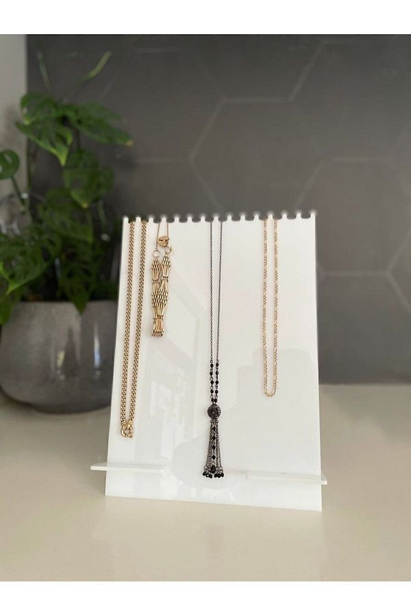 Plex-Plexiglass Large Necklace Stand 1