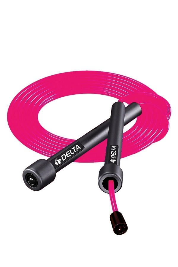 Delta-Fuchsia Jump Rope in Custom Length Adjustable Storage Container 1