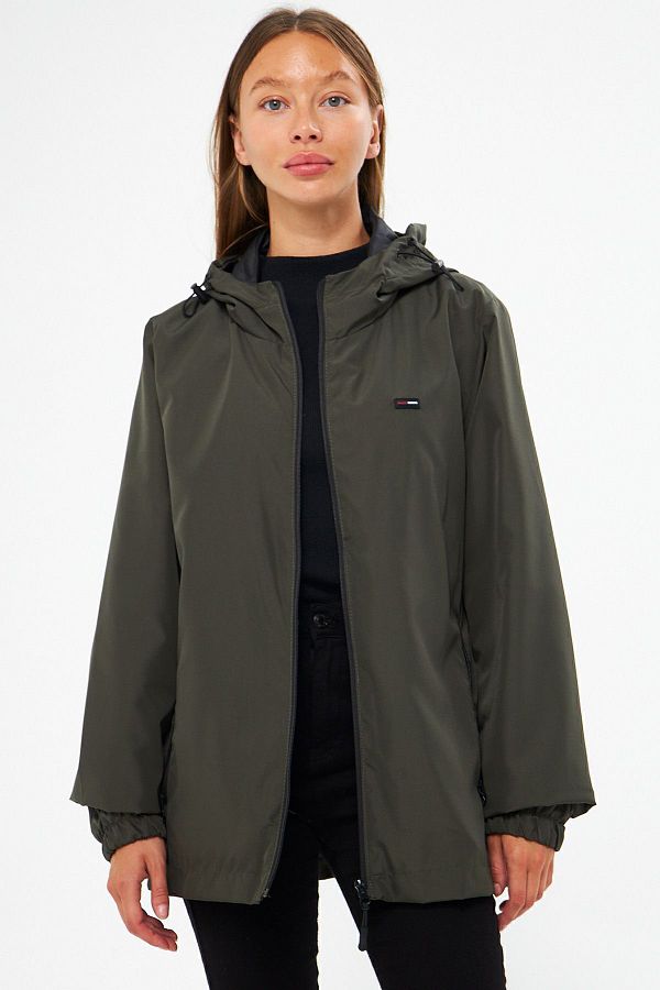 Hooded lined windbreaker shop