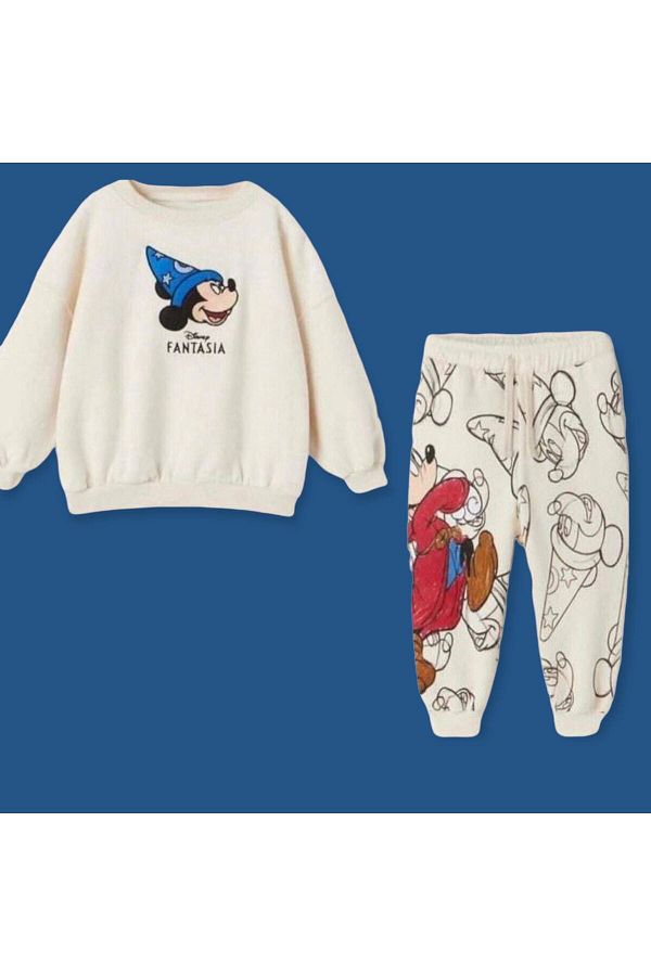 Lolliboomkids-Fete Băieți Copii Unisex Magician Printed Bottom Top Set Set de trening 1