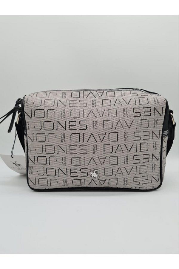 David Jones Women s Monogram Crossbody Bag Black Trendyol