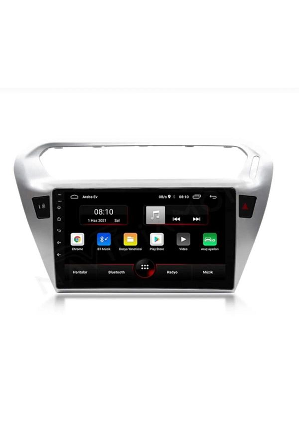 NAVİPRİME-Peugeot 301 Naviprime Android 8Gb Ram 128Gb Memory - Carplay Navigation USB 1
