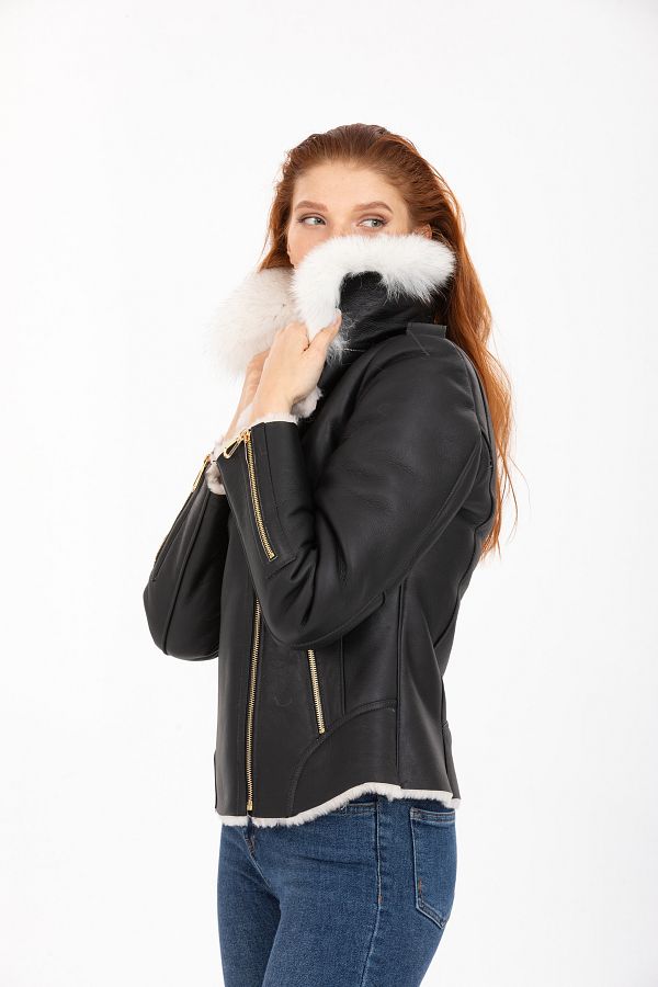 Fluffy inside jacket sales