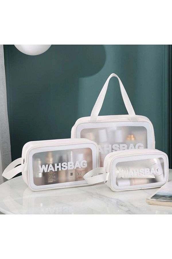 HAGA HOME Waterproof PVC Cosmetic Bag Portable Travel Makeup Bag Trendyol