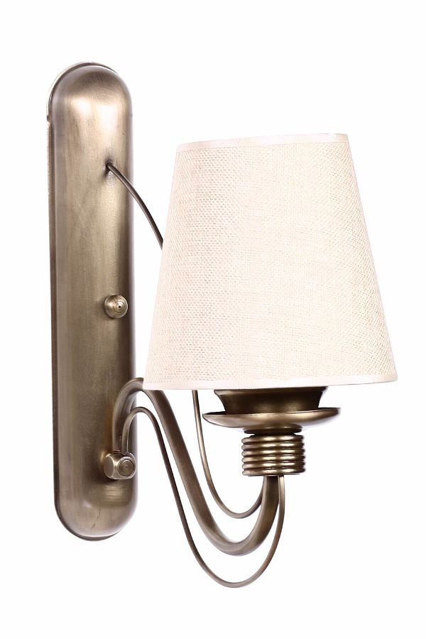 Lumexx-Berfin Sconce with Antique Wicker Lampshade 7758-1A 1
