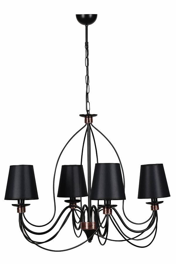 Lumexx-Berfin Set of 4 with Black Lampshade - 7751-4 1