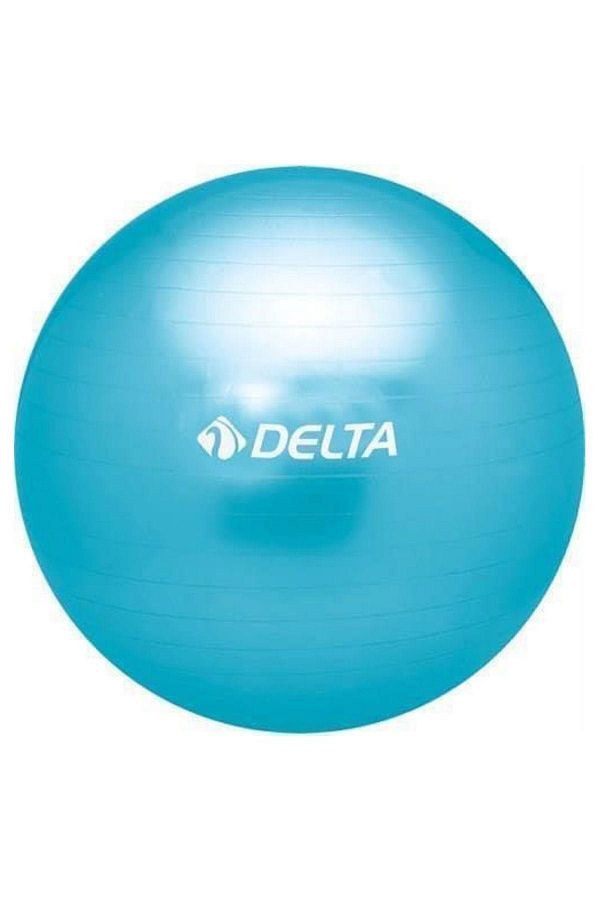 Delta-كرة بيلاتيس زرقاء فاخرة بطول 75 سم - الطول 179 سم (بدون مضخة) 1