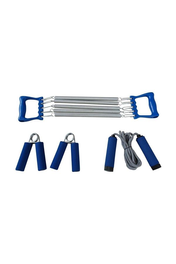 Delta-Steel Chest Spring Jumping Rope Two Pieces Hand Spring Exercise Set 1