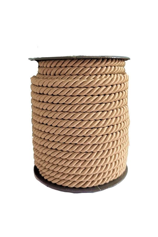 ndw natural design work-Ndw Twisted Cord Ip 6-7 Millim 20 Meters Suitable for Cappuccino (BRAID- SUPLA- RANIR- HOBBY) Stitching 1