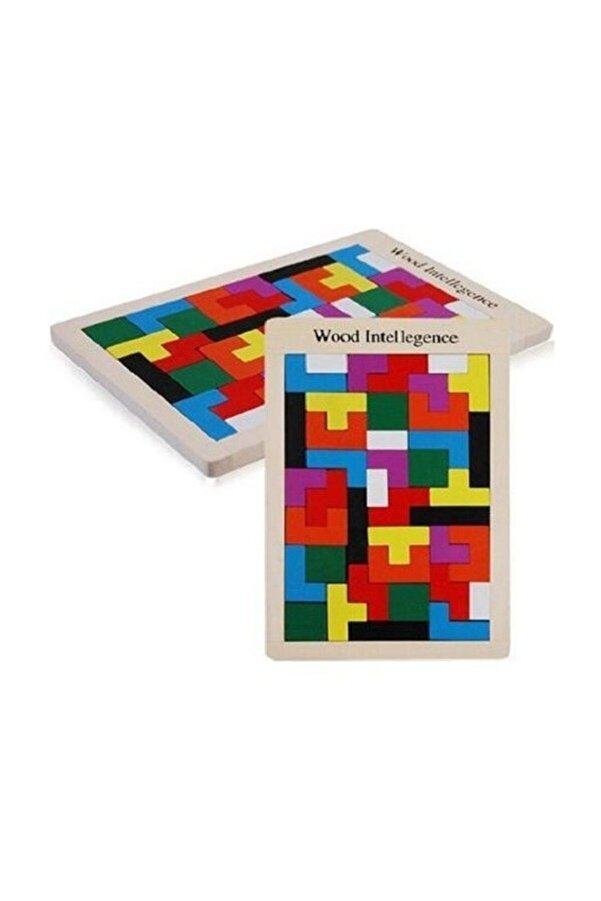 Ertan İthalat-Wooden Tetris Educational Toy Developmental Game 1