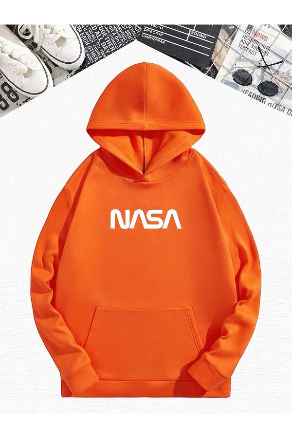 Orange nasa sweatshirt new arrivals