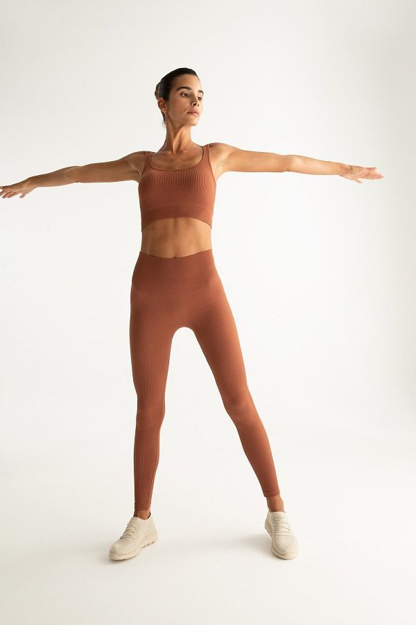 DeFacto-Legginsy bezszwowe z wysokim stanem - Fit Z2316Az22Au 1