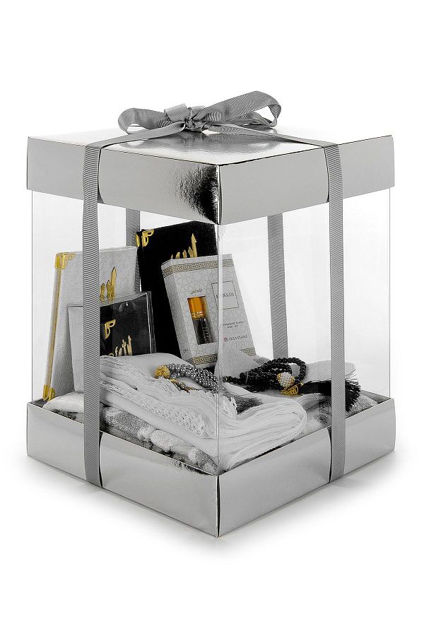 ihvanonline-Set de covoare de rugăciune din PVC personalizat, gri, de lux 1