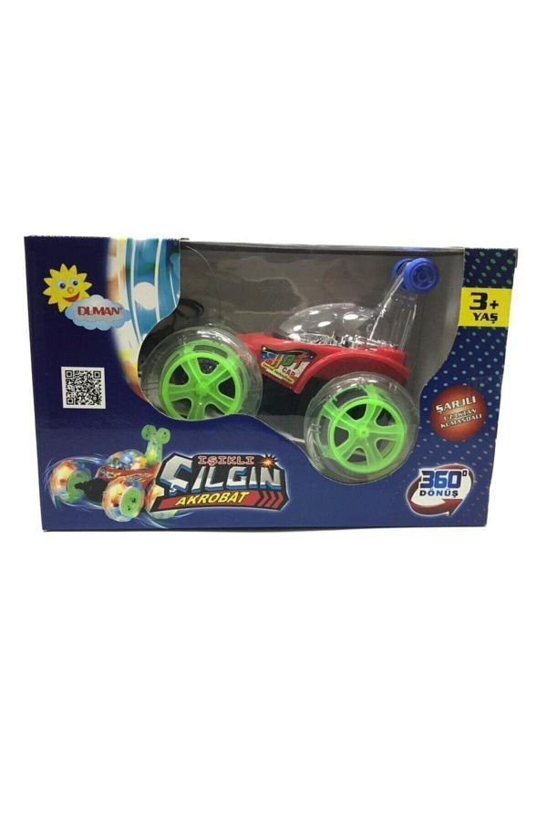 Duman-Lighted Red Crazy Acrobat with Remote Control 9802m 1
