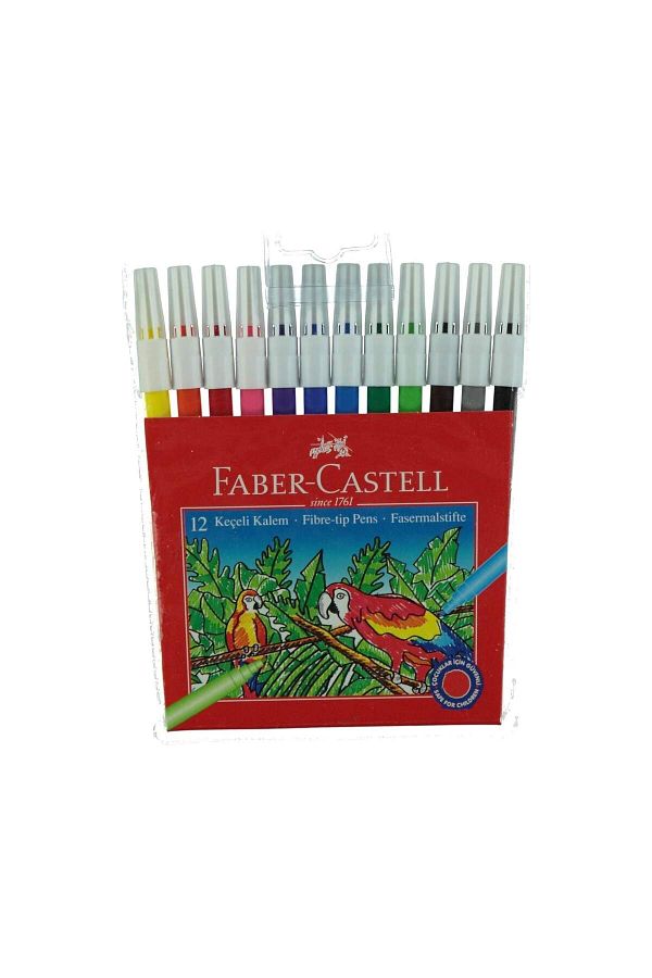 Faber Castell-12 Colors Washable Felt Tip Pen /5067155130 1