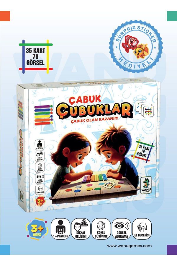 Wanu Games-Introduction to Educational Coding Quick Stick Toy Set 1