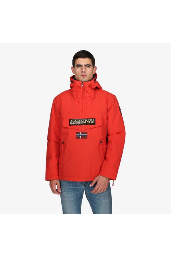 Napapijri Men s Half Zip Hoodie Rainforest Pocket Sportswear Winter Jacket Trendyol