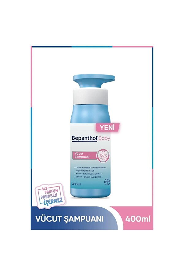 Bayer Bepanthol Baby Vücut Şampuanı 400 ml 8699546340095