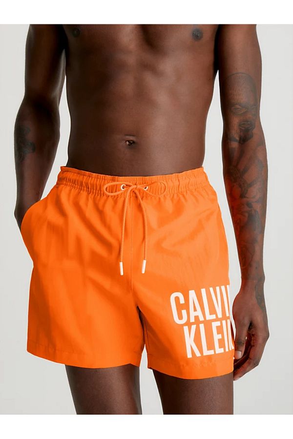 Orange calvin klein shorts store
