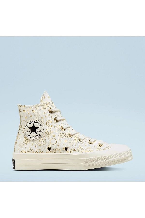 Converse Beige Women s Sneaker Chuck 70 HI Egret Light Gold Black Trendyol
