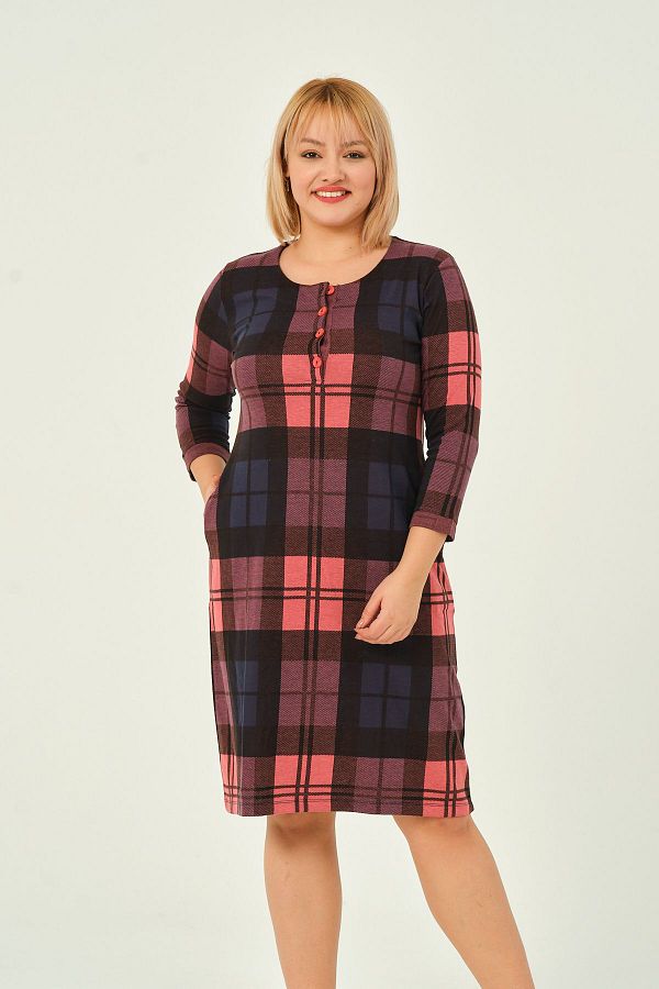Plaid plus dress shop