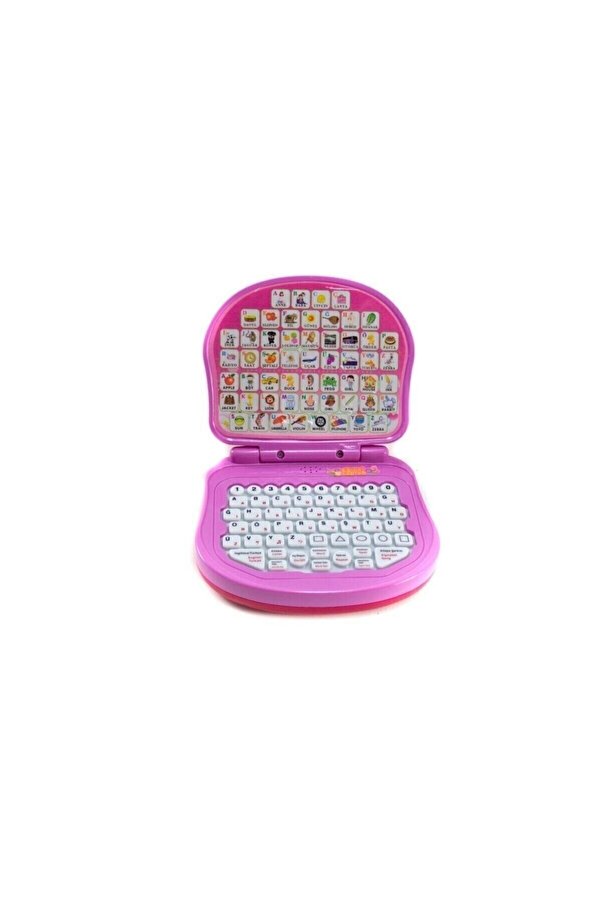 Birlik Oyuncak Türkçe İngilizce Melek Eğitici Laptop-PEMBE
