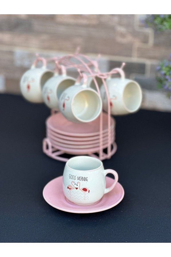 AROW-Flamingo Coffee Set with Hanger 1
