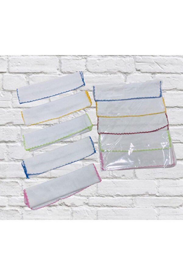 MSA Unisex Bebek Yeni Doğan 6lı Penye Ağız Silme Mendili