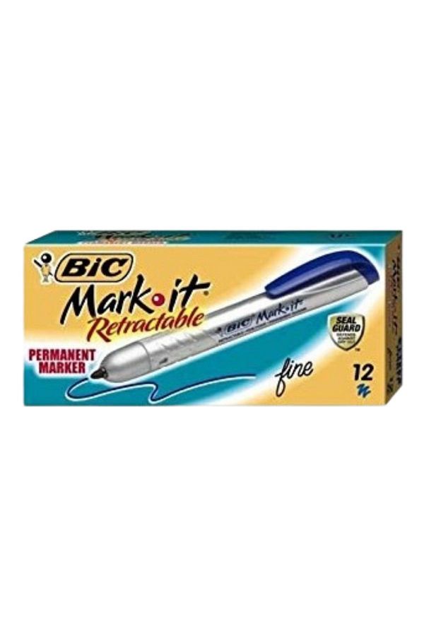 Bic-BİC MARKING CLİC PUSH BOX PEN 1 MM BLUE COLOR 1