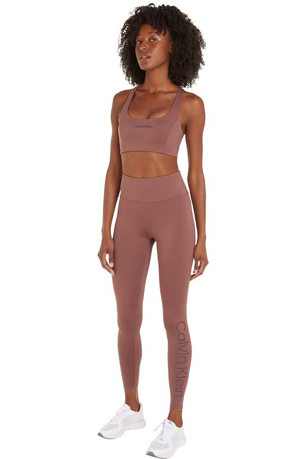 Calvin Klein Pink Non padded Sports Bra Women s Supportive Suitable for Daily Sports Use Trendyol