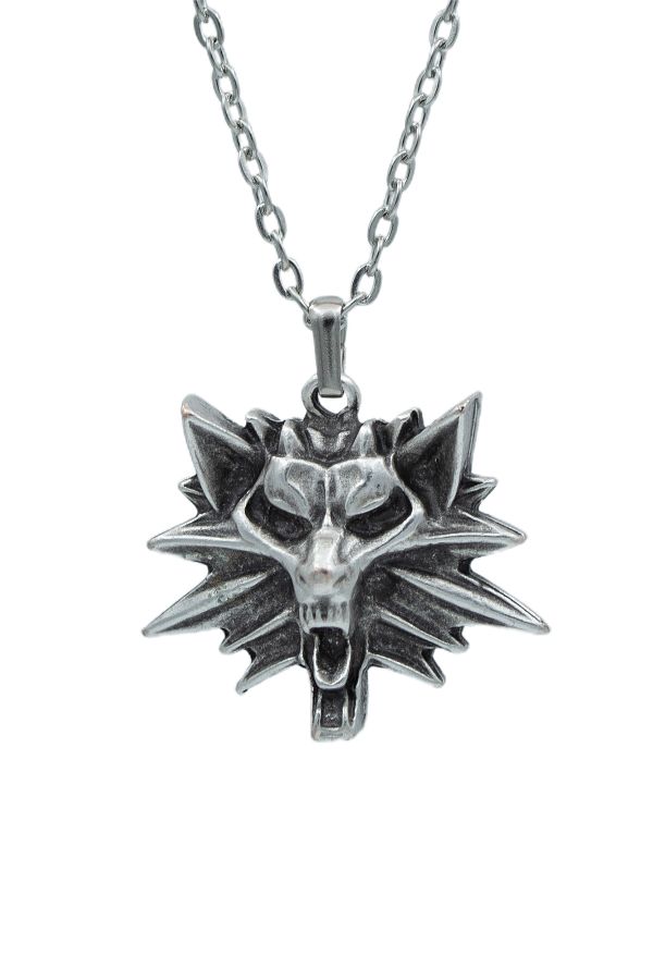 Bu Farklı-The Witcher 3 Chain Necklace - Silver Plated - Code:347-1 1
