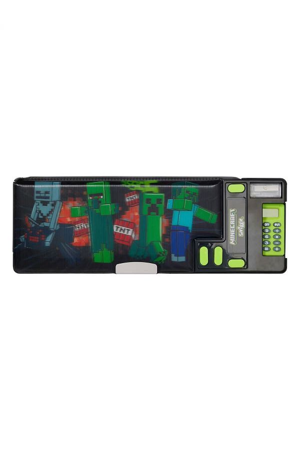 SMIGGLE-Minecraft - Pop Out Pencil Case with Calculator 1
