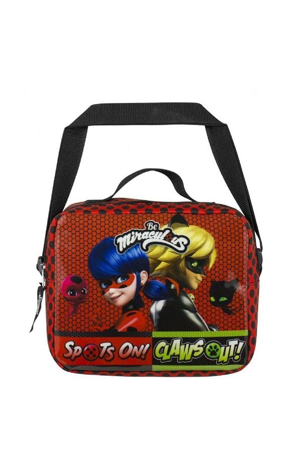 ÜMİT ÇANTA-Miraculous Ladybug and Cat Noir Printed Lunch Box 2134 1